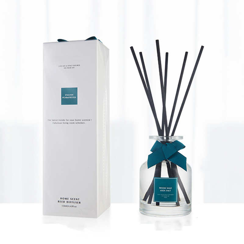 Free samples provided private label wholesale aromatherapy room reed diffuser in luxury box for home fragrance